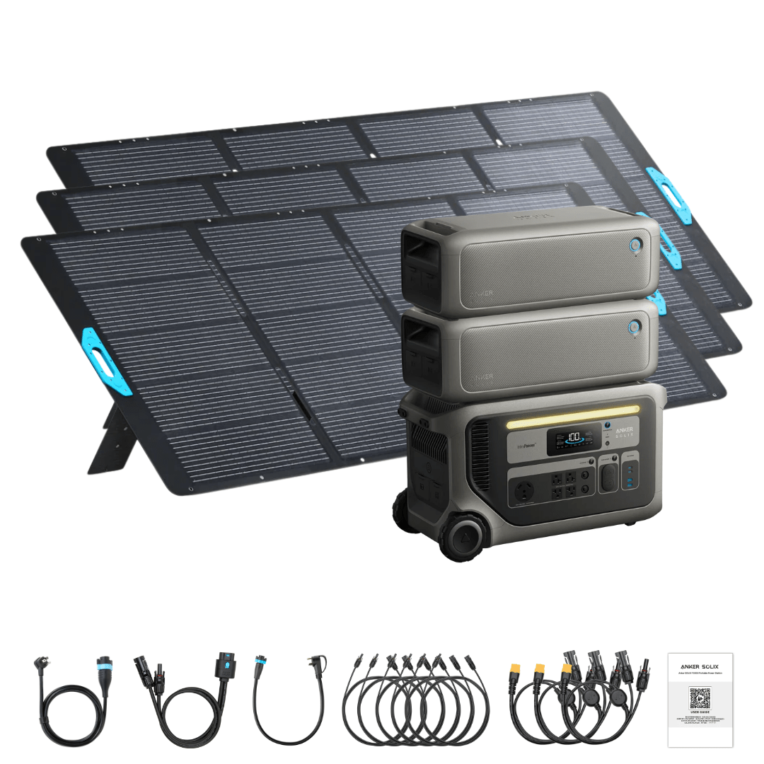Anker SOLIX F3000 Solar Generator + Expansion Batteries - Off Grid Stores