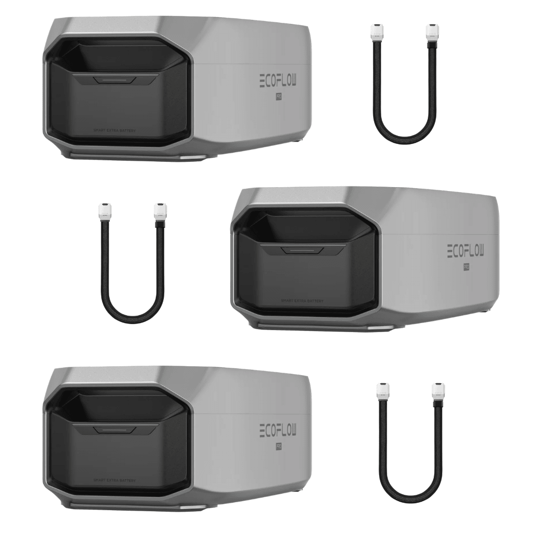 [Multi - Pack] EcoFlow DELTA Pro 3 4096Wh Smart Extra Batteries - Off Grid Stores