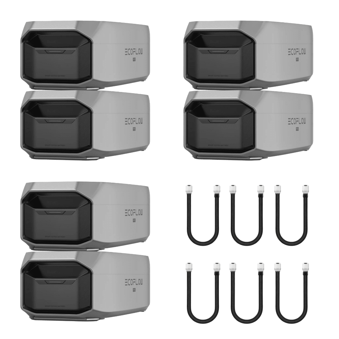 [Multi - Pack] EcoFlow DELTA Pro 3 4096Wh Smart Extra Batteries - Off Grid Stores