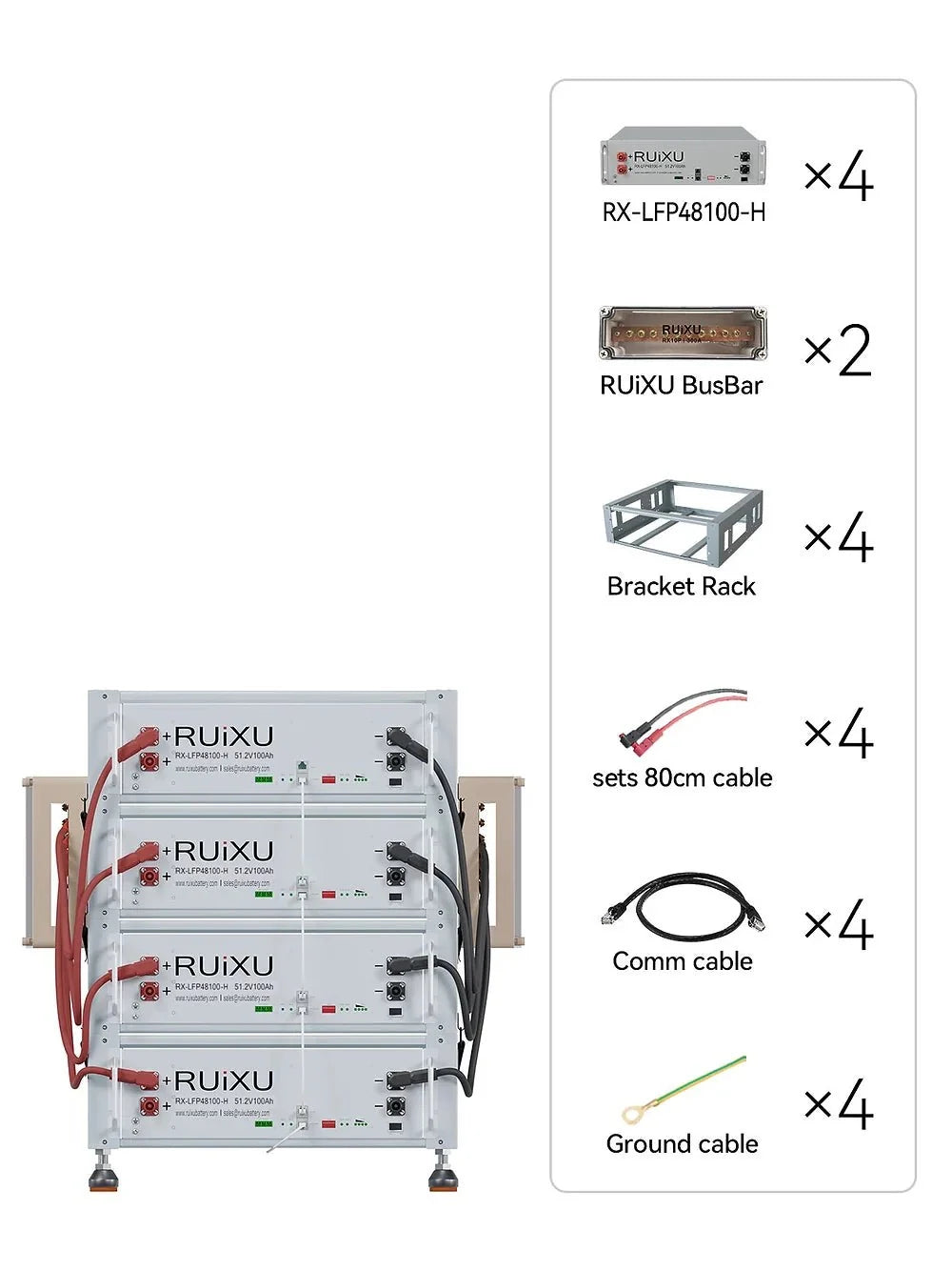 PRO Solar Kit - 48V Battery Bank (10.24kWh-20.48kWh) + 10kW 120V/240V Hybrid Inverter + 410W Solar Panels