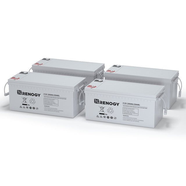 Renogy 12 Volt 200Ah Deep Cycle AGM Battery - Off Grid Stores