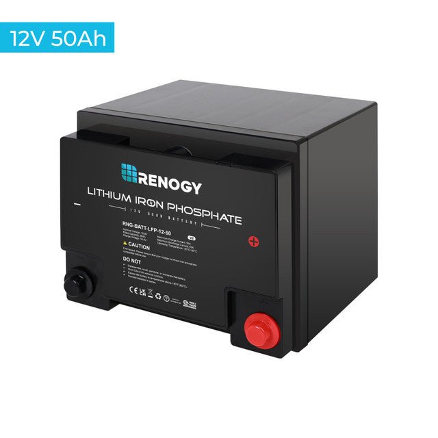 Renogy 12 Volt 50 Ah Lithium Iron Phosphate Battery