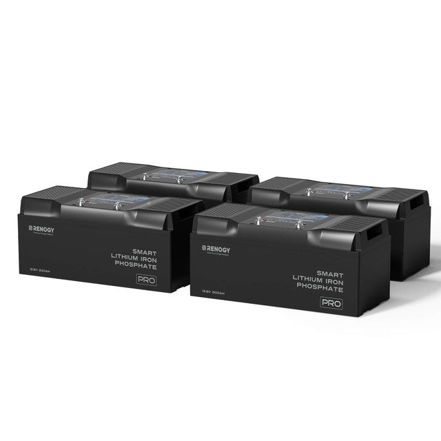 Renogy 12V 200Ah Pro Smart Lithium Iron Phosphate Battery w/Bluetooth & Self - heating Function - Off Grid Stores