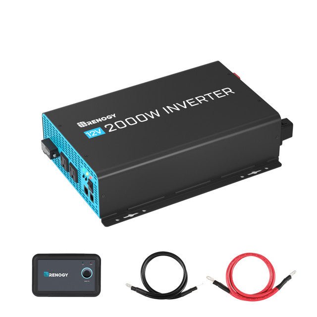 Renogy 2000W 12V Pure Sine Wave Inverter with Power Saving Mode (New Edition)