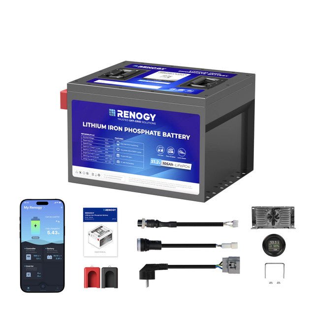 Renogy 48V 105Ah Golf Cart Lithium Iron Phosphate Battery