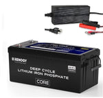 Renogy Core 24V 100Ah Deep Cycle Lithium Iron Phosphate Battery with 24V Battery Charger