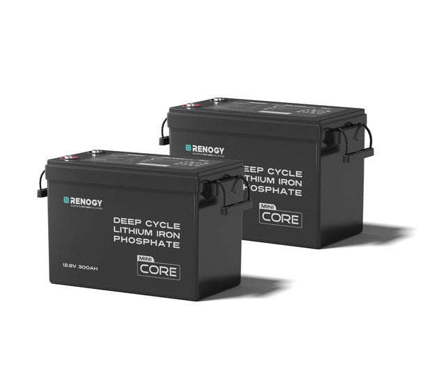 Renogy Core Mini - 12.8V 300Ah Lithium Iron Phosphate Battery w/ Low - Temperature Protection - Off Grid Stores