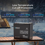 Renogy Core Mini - DuoHeat Tech 12V 100Ah Lithium Iron Phosphate Battery