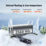 Rich Solar ALPHA 4 24V 100Ah LiFePO4 Battery w/ Internal Heating and Bluetooth