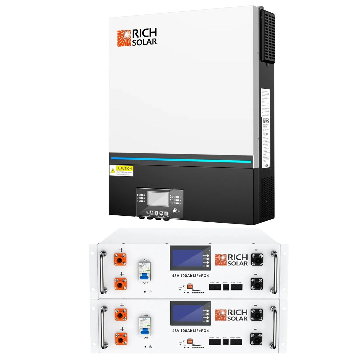 Rich Solar NOVA 6548 6500 Watt (6.5KW) 48 Volt Off-Grid Hybrid Solar Inverters