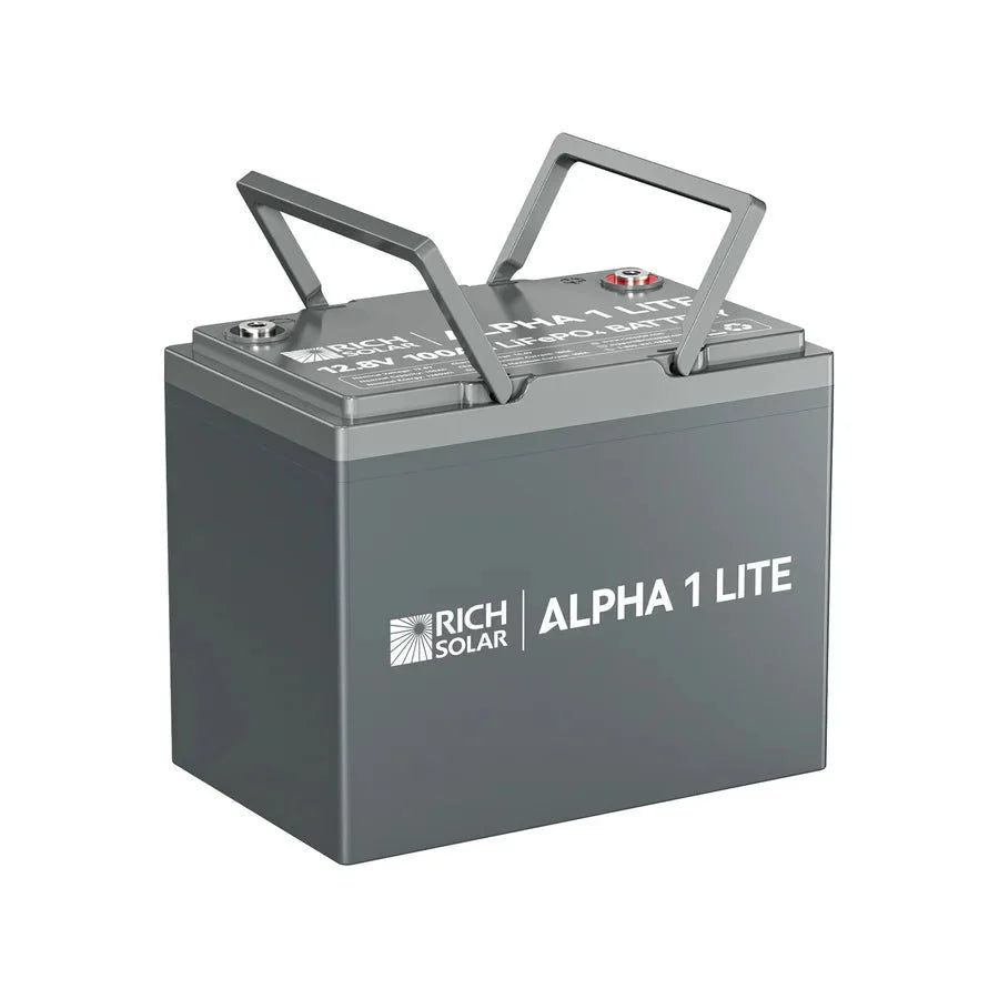 Rich Solar ALPHA 1 LITE 12V 100Ah LiFePO4 Lithium Battery