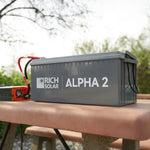 Rich Solar Alpha 2 12V 200Ah LiFePO4 Lithium Iron Phosphate Battery w/ Internal Heating and Bluetooth Function