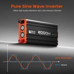 Rich Solar NOVA PURE MAX 2K 2000 Watt 24V Industrial Pure Sine Wave Inverter
