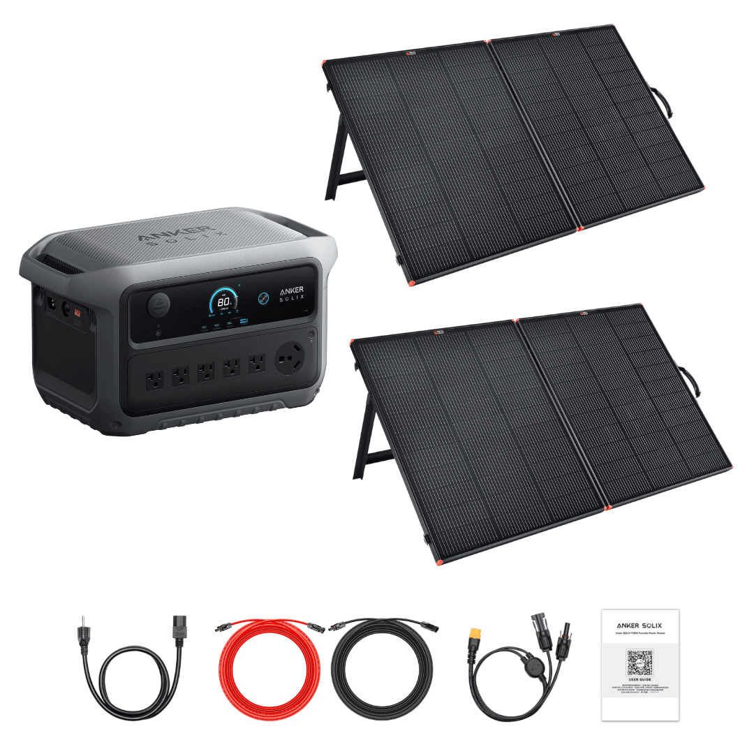 Anker SOLIX C2000 Gen 2 + Custom Solar Panels Kits - Off Grid Stores