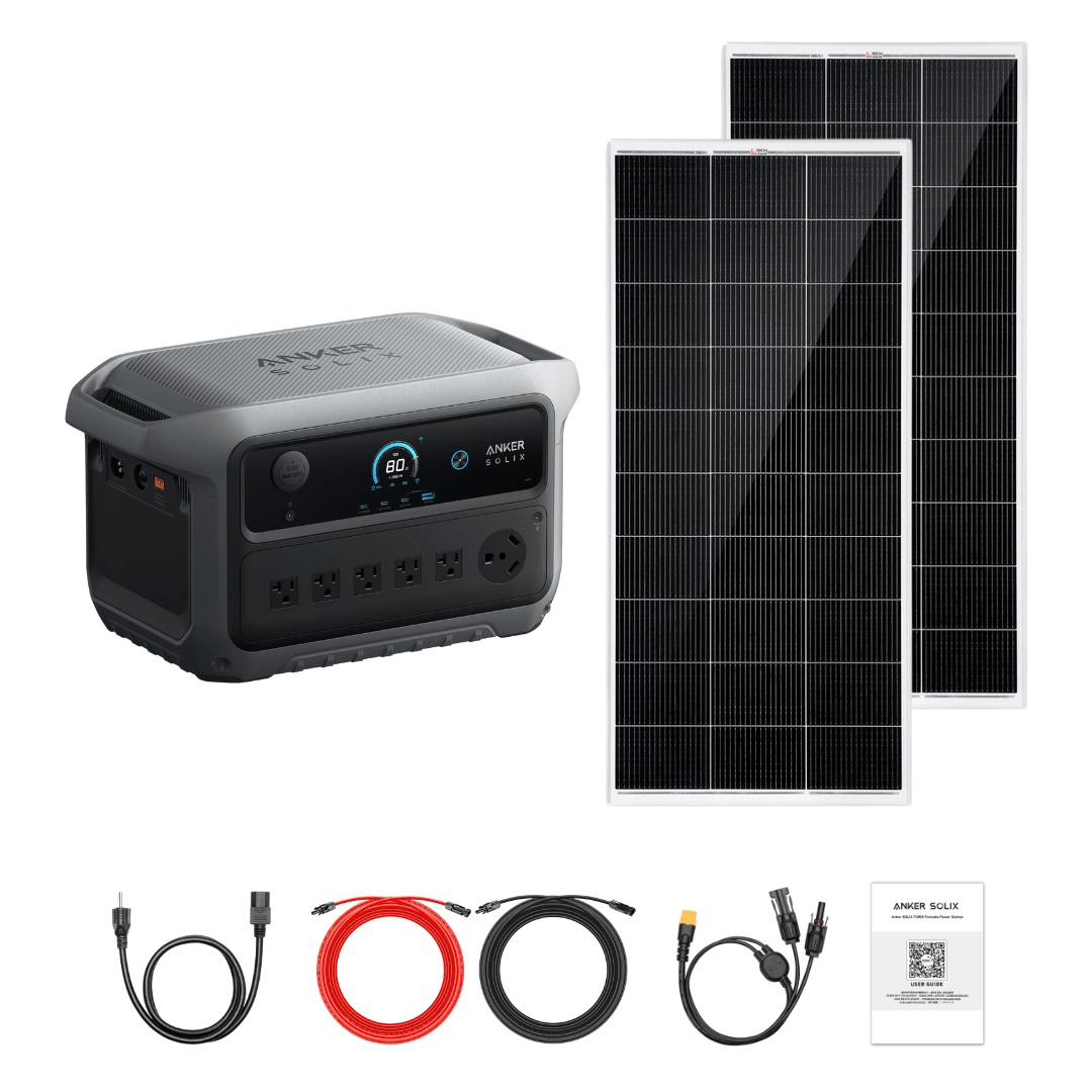Anker SOLIX C2000 Gen 2 + Custom Solar Panels Kits - Off Grid Stores