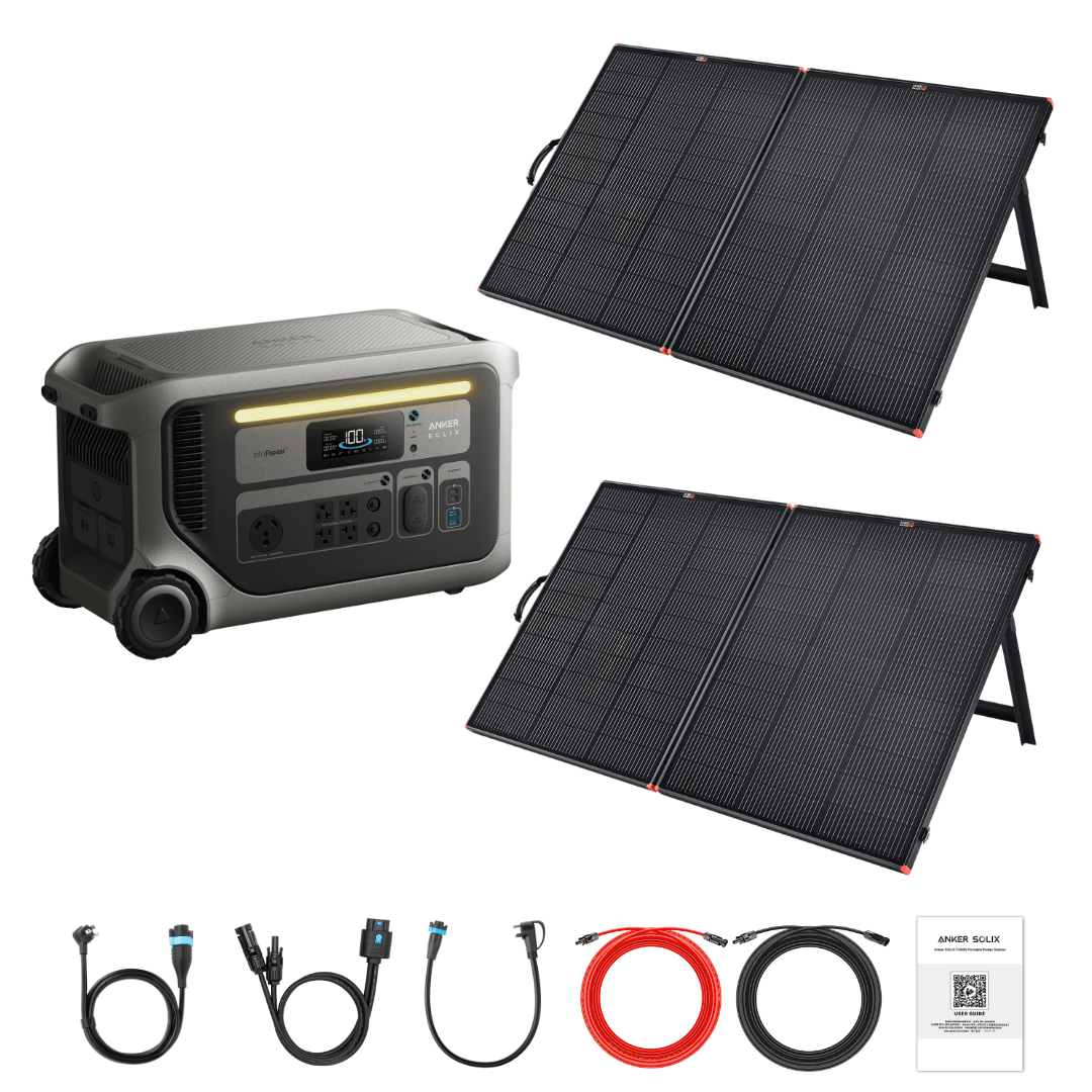 Anker SOLIX F3000 + Custom Solar Panels Kits - Off Grid Stores