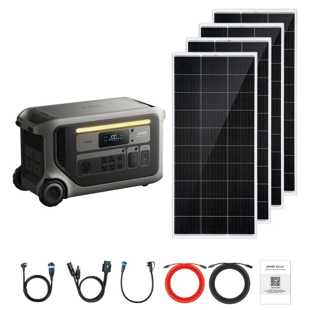 Anker SOLIX F3000 + Custom Solar Panels Kits - Off Grid Stores