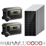 2 x Anker SOLIX F3000 + Custom Solar Panels Kits - Off Grid Stores