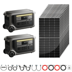 2 x Anker SOLIX F3000 + Custom Solar Panels Kits - Off Grid Stores