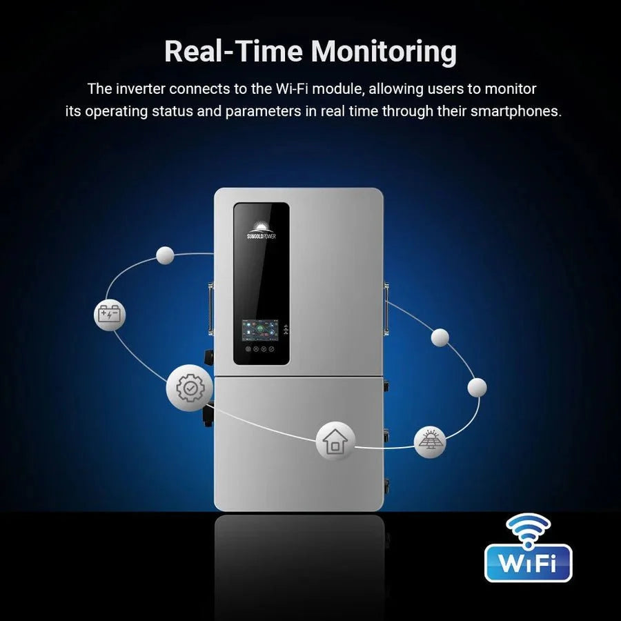 SunGoldPower 12KW 48V All-In-One Hybrid Inverter