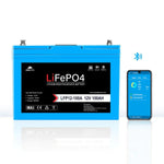 SunGoldPower 12V 100Ah LiFePo4 Deep Cycle Lithium Battery / Bluetooth / Self-Heating / IP65 - Off Grid Stores