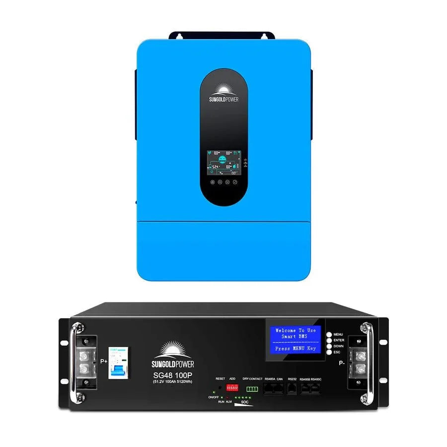 SunGoldPower 6.5kW 48V Split Phase Hybrid Solar Inverter - Off Grid Stores