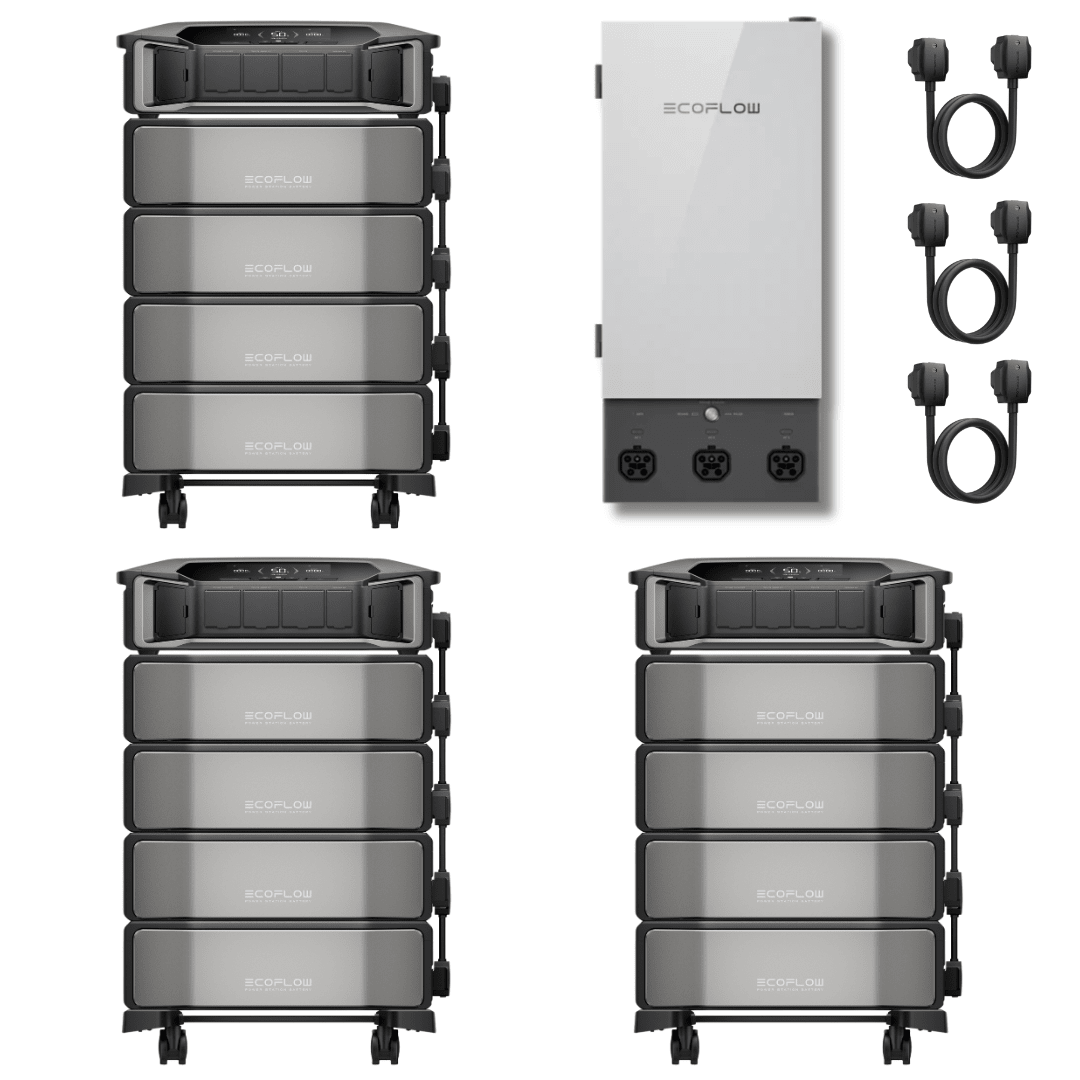 [Triple Kit] EcoFlow DELTA Pro Ultra With Batteries + Smart Home Panel 2 - Off Grid Stores